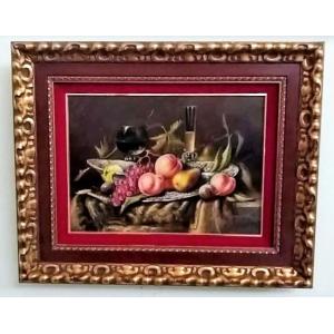 小林幸三「大沼」油絵 額縁外寸36.0x29.0x厚み6.0cm 絵 SM 22.7x15.8cm