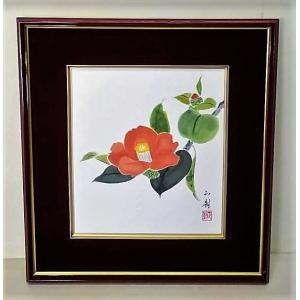 肉質画【椿】油彩画直筆サインあり 肉質画【椿】油彩画直筆サインあり 楽天市場】椿（油彩画｜絵画