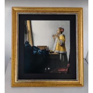 フェルメール 真珠の耳飾りの少女 / 青いターバンの少女 複製画 巧藝画