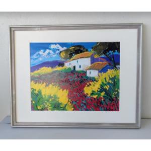 マリー・ローランサン「MarriceLaurencin」額装品 複製画 額縁外寸44.5