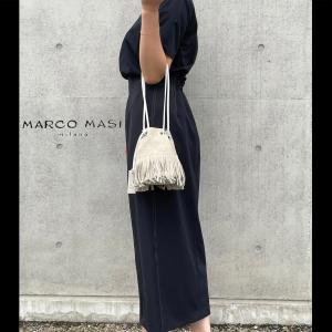 マルコマージ marco masi 人気 フリンジ 2way ミニショルダーバッグ スウェード ミニサイズ ベージュ MM3102 大人かわいい リッチカジュアル ３色