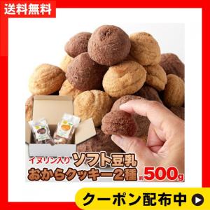 天然生活 イヌリン入りソフト豆乳おからクッキー  2種 チョコ オレンジ イヌリン 菊芋 焼菓子 おやつ ソフト食感
