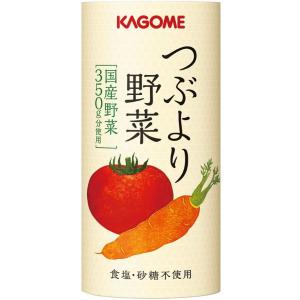 カゴメ公式 つぶより野菜 195g×30本/1ケース  のし ラッピング対応不可