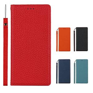 Elick iPhone 13 ケース 手帳型 高級牛革 アイフォン 13 ケース 手帳型 本革 マグネット式 スタンド機能 カード収納 ストラ