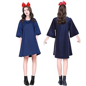 ハロウィン大人用 魔女 ワンピース カチューシャ付き 2点セット 魔女の宅配屋さん レディース パーティー