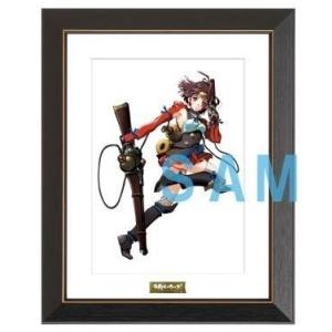 【限定特典:ステッカー付】甲鉄城のカバネリ展「甲鉄城のカバネリ」 無名 A4 複製原画 額装・ロゴプ...