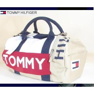 TOMMY HILFIGER (トミーヒルフィガー) ドラム型 ミニボストンバッグ ｋ80374558｜shopkazu