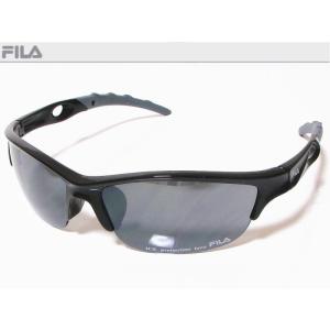 FILA フィラ スポーツサングラス　ユニセックス　メタリックブラック SF8826J-976 UV protection lens ゴルフその他スポーツレジャーなどに！｜shopkazu