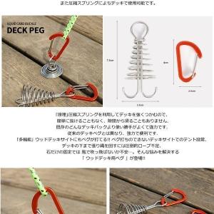 デッキペグ 5個 ウッドデッキ ペグ デッキ ...の詳細画像2