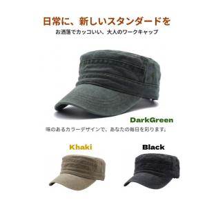 ワークキャップ メンズ レディース 帽子 ミリ...の詳細画像3