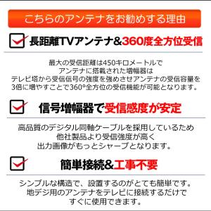 室内アンテナ テレビ TV 最強 テレビアンテ...の詳細画像3