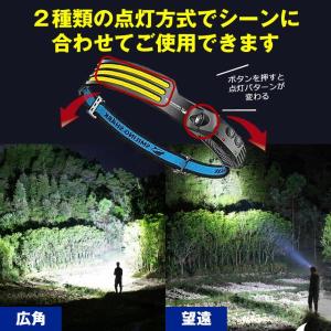ヘッドライト 充電式 LED ヘッドランプ ラ...の詳細画像3