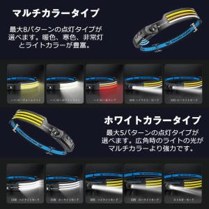 ヘッドライト 充電式 LED ヘッドランプ ラ...の詳細画像4