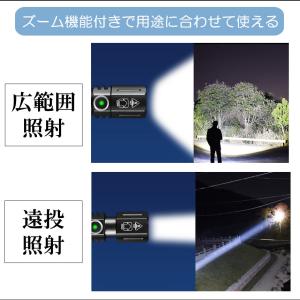 懐中電灯 ハンディライト led ライト ズー...の詳細画像4