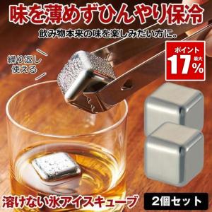 アイスキューブ 2個セット ステンレス 氷 溶け...の商品画像