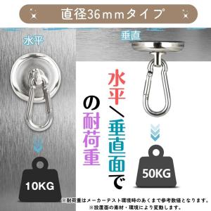 カラビナ マグネット フック 2個セット シェ...の詳細画像5