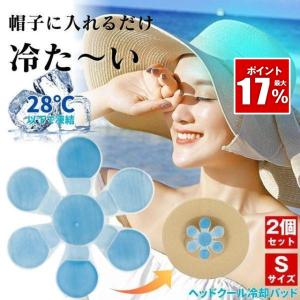 アイス 帽子 ヘッド 冷却パッド Sサイズ 大人 子ども ヘッドクール
