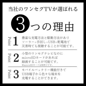 ポータブルテレビ ワンセグテレビ 録画 機能 ...の詳細画像4