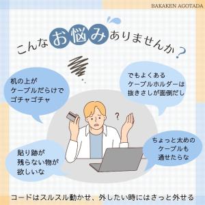 12個セット ケーブルクリップ ケーブルホルダ...の詳細画像1