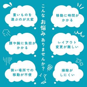 キャスター 4個セット ホイール タイヤ ホイ...の詳細画像3