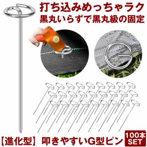 防草シート ピン Gピン杭 固定ピン 除草シート 50本 防草しーと 防そう