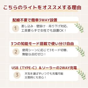 2個セット ソーラーライト 屋外 防水 センサ...の詳細画像3