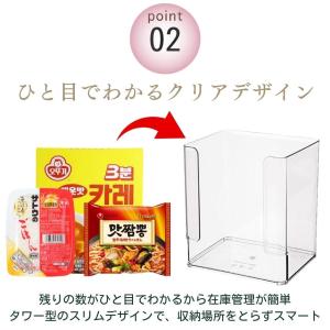【2個セット】 収納 ストッカー キッチン 小...の詳細画像5