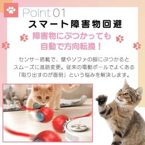 自動猫ボール ネコ 猫 おもちゃ ボール 電動...の詳細画像5