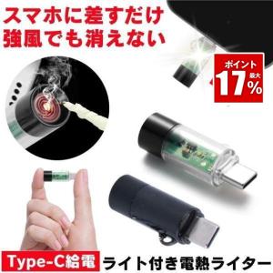 電子ライター usbライター 電子 ライター 電気 Type-C コイル 電気ライター USB 線香 着火マン スマホ 防風 アウトドア タバコ 煙草 着火 焚き火 火おこし