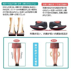 インソール O脚矯正 衝撃吸収 ジェルインソー...の詳細画像4
