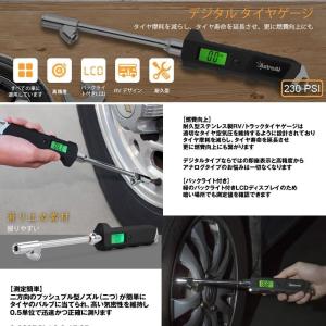 エアゲージ 空気圧チェッカー エアゲージ タイ...の詳細画像4