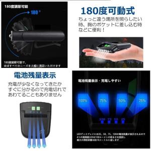 キャップライト ヘッドライト 明るい 充電式 ...の詳細画像4