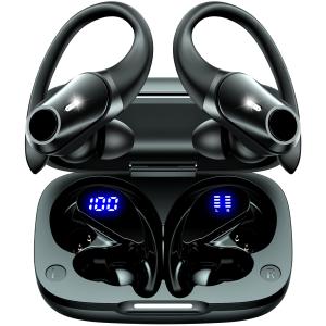 イヤホン bluetooth 耳掛け式イヤホン ワイヤレスイヤホン bluetooth イヤホン 最大40時間再生 ブルートゥースイヤホン Hi-F