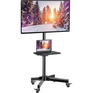 Perlegear テレビスタンド テレビ台 キャスター付き 壁寄せ ハイタイプ tvスタンド tv stand 23~55型対応 VESA/横10