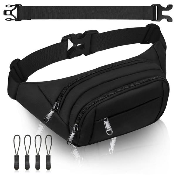 HOUSMART ウエストポーチ メンズ レディース ウエストバッグ ランニング ポーチ YKKファ...