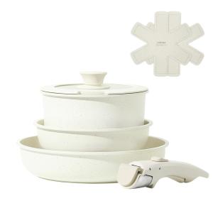 CAROTE カローテ フライパンセットIH&ガ ス火対応 鍋セット5点 取っ手