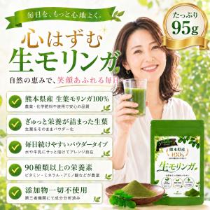 生モリンガ パウダー 国産 95g 熊本県産1...の詳細画像1