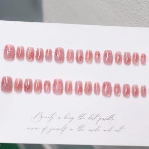 ネイルチップ ショート 花火 つけ爪 ネイルア...の詳細画像1