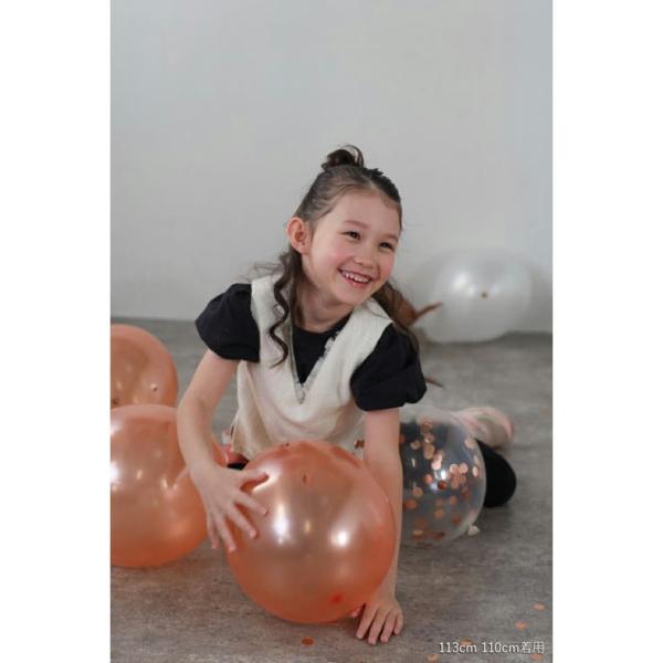 【3-10才対応】子供服 キッズ 女の子 ベスト ツイード 100cm 110cm 120cm 13...