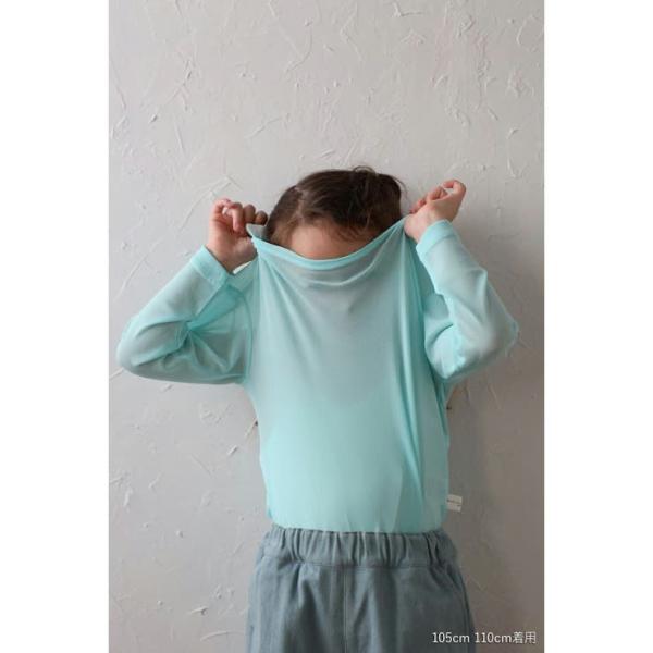 【3-10才対応】子供服 キッズ トップス シアー ロンT 100cm 110cm 120cm 13...
