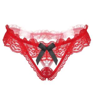 セクシーショーツ ランジェリー 単品 パール付...の詳細画像4