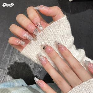 ネイルチップ 蝶々 ハート きらきら 可愛い シ...の商品画像