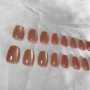 ネイルチップ ショート シンプル つけ爪 ネイ...の詳細画像4