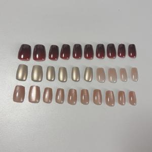 ネイルチップ ショート シンプル ブライダル ...の詳細画像3