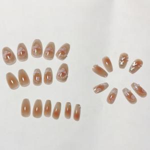 ネイルチップ ショート シンプル ブライダル ...の詳細画像5