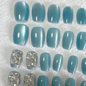 ネイルチップ ショート シンプル lきらきら ...の詳細画像5