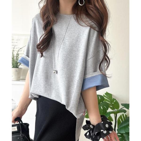 《JaVaジャバコラボ》ゆるシルエットに、ひとさじのアクセント。オーバーサイズ配色BIGTEE