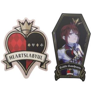 ツイステ グッズ シール トラベル ステッカーセット ハーツラビュル寮 リドルローズハート ツイステッドワンダーランド エンスカイ コレクション雑貨 キャラクタ