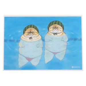 世にも不思議な猫世界 コレクター雑貨 L判絹目生写真 シンクロニャイズドスイミング ゼネラルステッカー コレクション雑貨 キャラクター グッズ
