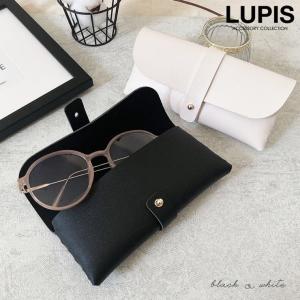 レザー調シンプルメガネケースの商品画像